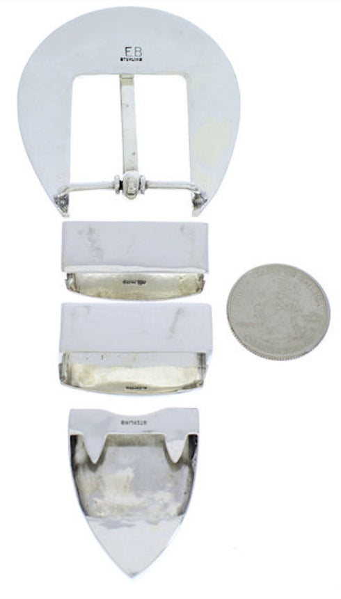 Multicolor Inlay Southwestern Ranger Belt Buckle TX40799